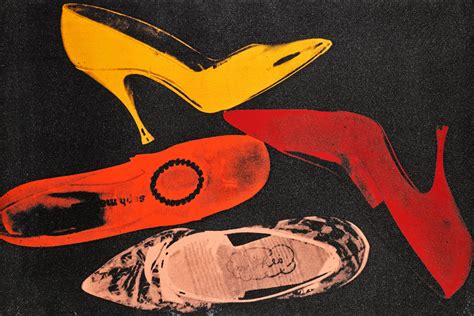 andy warhol shoe illustrations.